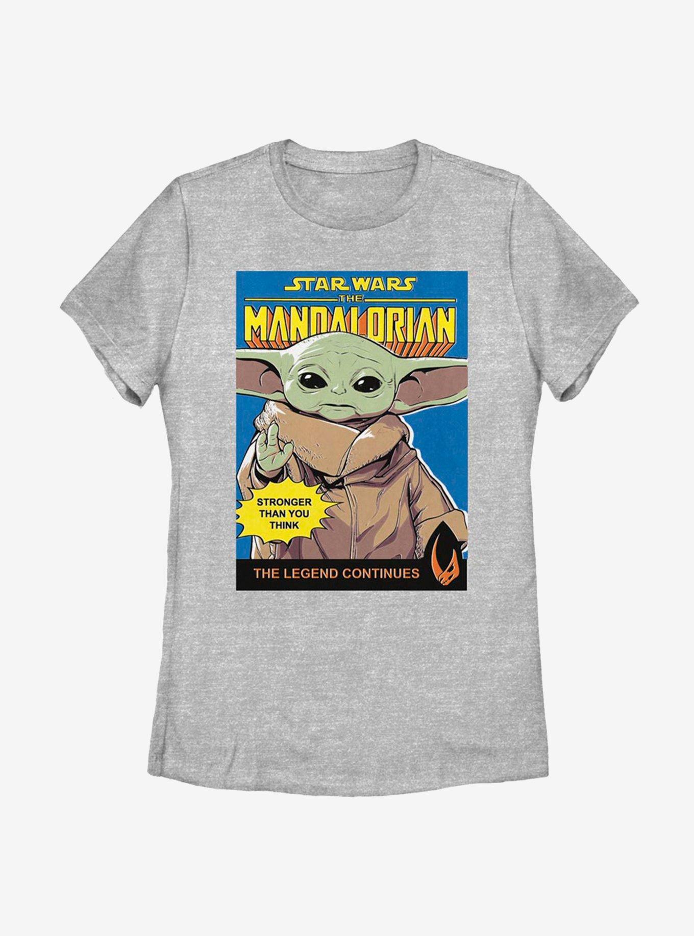 Star Wars The Mandalorian The Child Stronger Poster Womens T-Shirt Special